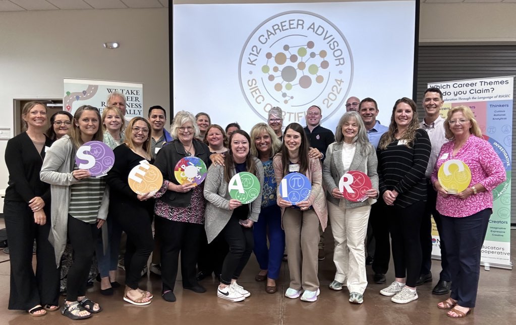 Judy Bueckert, @SoInEduCtr, with a vision for certifying educators, counselors, and workforce professionals - realized that vision today. Thx @sregur @ConnectTheWork 

“This has helped me slow down, be more present for Ss, and as a principal has helped me be more relevant to Ss.”