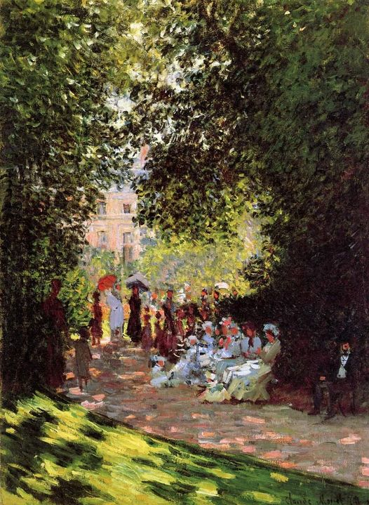 'Park Monceau',c.1878 Claude Monet(France,1840-1926) Oil on canvas,72x54cm Metropolitan Museum of Art.