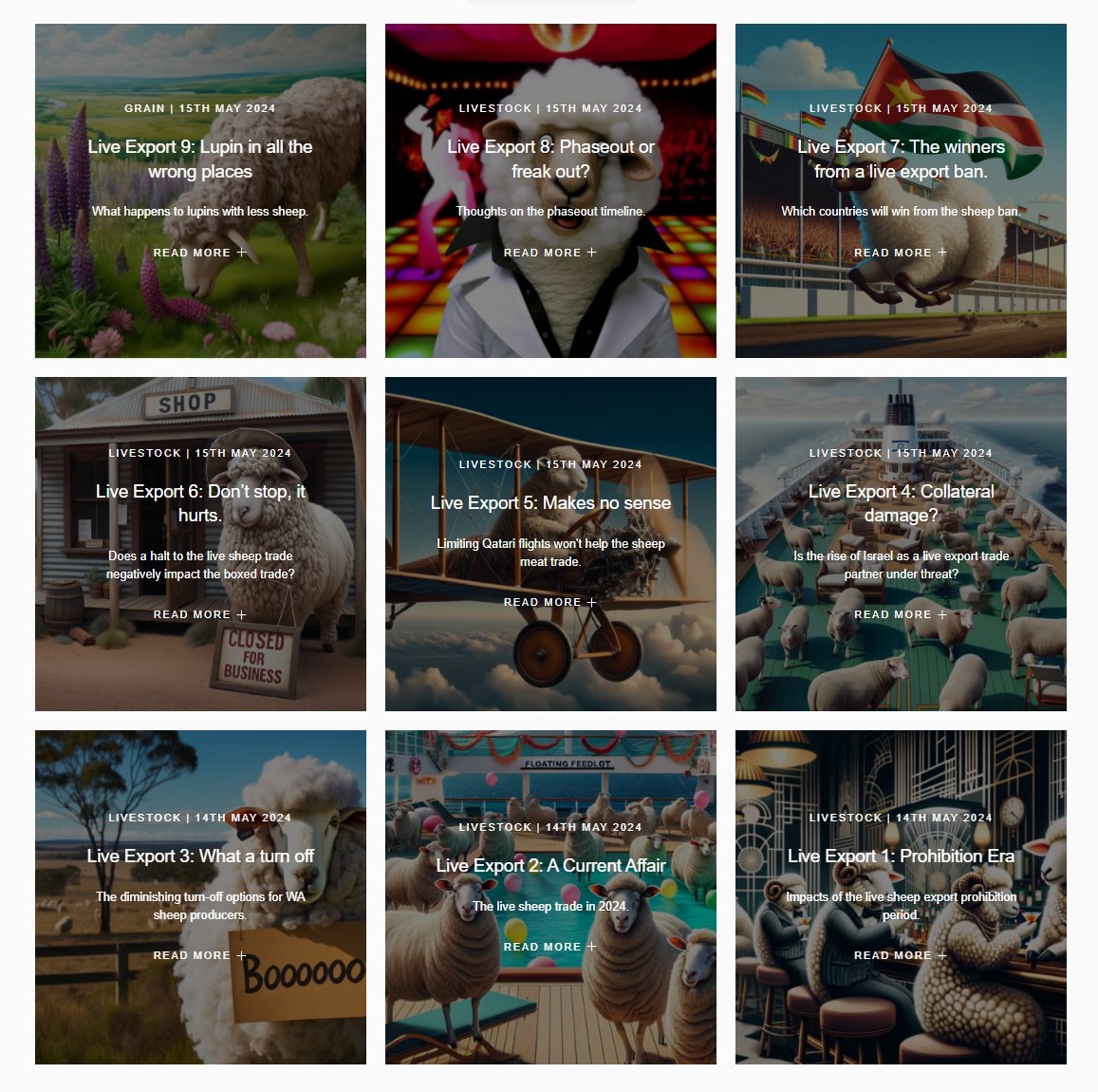 Episode3net's tweet image. 9 articles today on various sheep live export issues. There will be very little that is not covered in these. 

Coming to emails near you. Subscribe below:

episode3.net/sign-up/