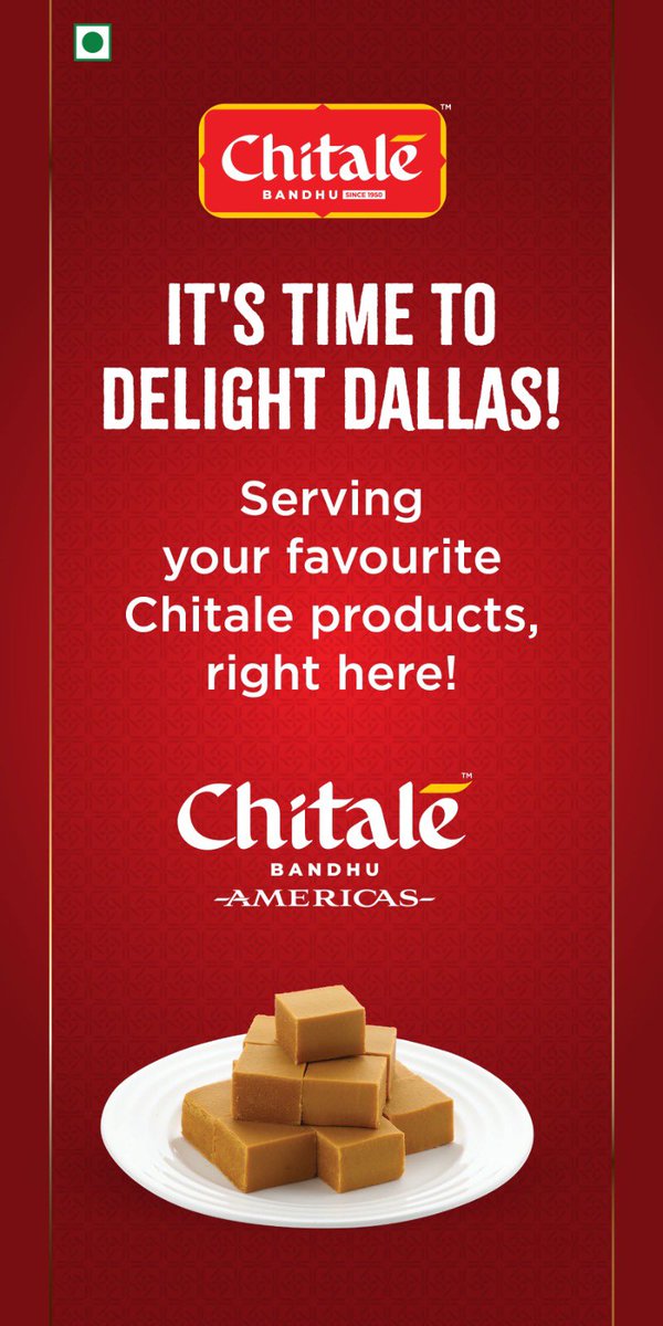 Second @ChitaleBandhu Mithai Kiosk operational in the USA!
Collaborating with Soul Foods, Frisco - Dallas.

Next कुठे?