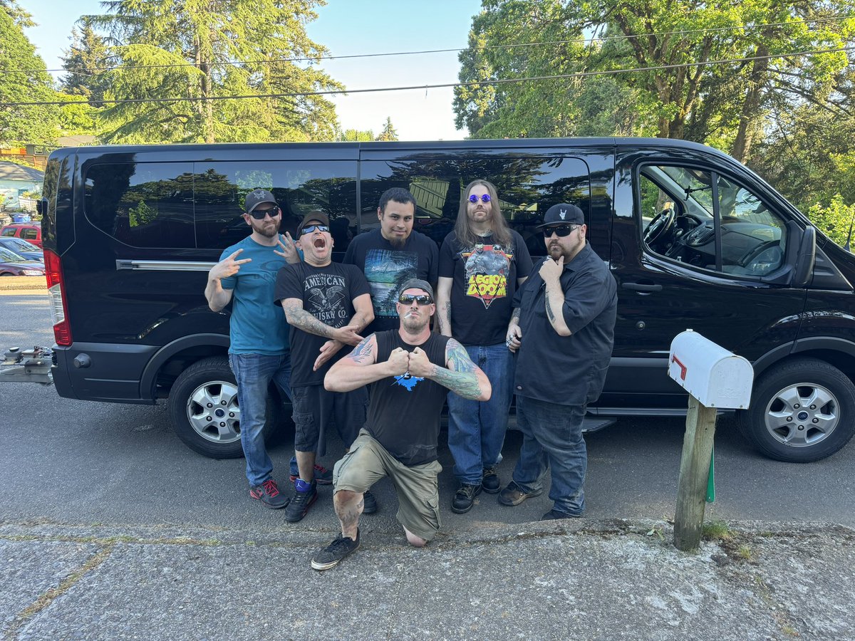 Amerakin Overdose is off on the road FUCK THE WORLD!!! We’re ready to RAGE!!! On the trek to Milwaukee Metal Fest Idaho…we’re coming for you first! 🇺🇸💊 #NuMetal #metal #industrialMetal #RoadTrip #MilwaukeeMetalfest