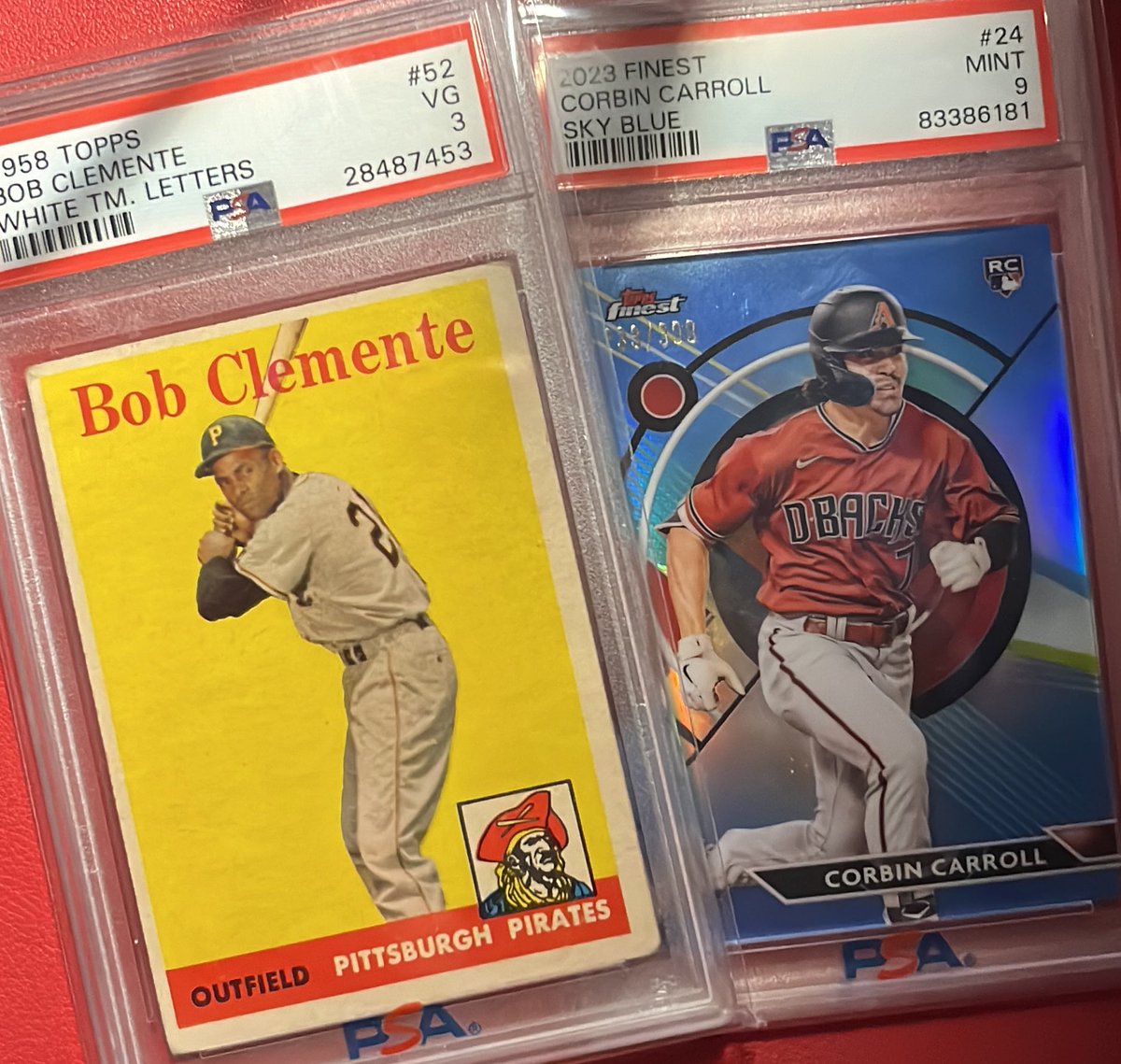 Mailday from @BsblCards! Been a customer since 2020. Finally added my first-ever Clemente to the PC! Always great deals on autos, modern, and vintage! #whodoyoucollect