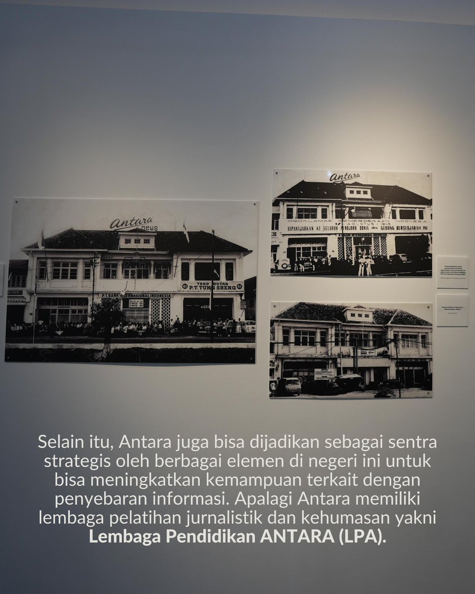 Rekomendasi Gedung Bersejarah ✅

#SObatBUMN, Ikon baru destinasi wisata sejarah dan jurnalisme, Antara Heritage Center (AHC) di Kompleks Antara Pasar Baru, Jakarta Pusat, diresmikan pada Selasa, 14 Mei 2024.