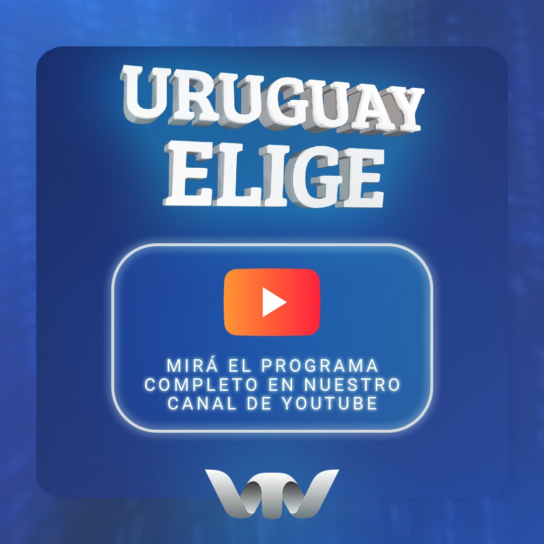 ¡Ya está subido el programa completo de #UruguayElige2024! Miralo completo ingresando a este enlace ➡️ bit.ly/3UpPZgZ