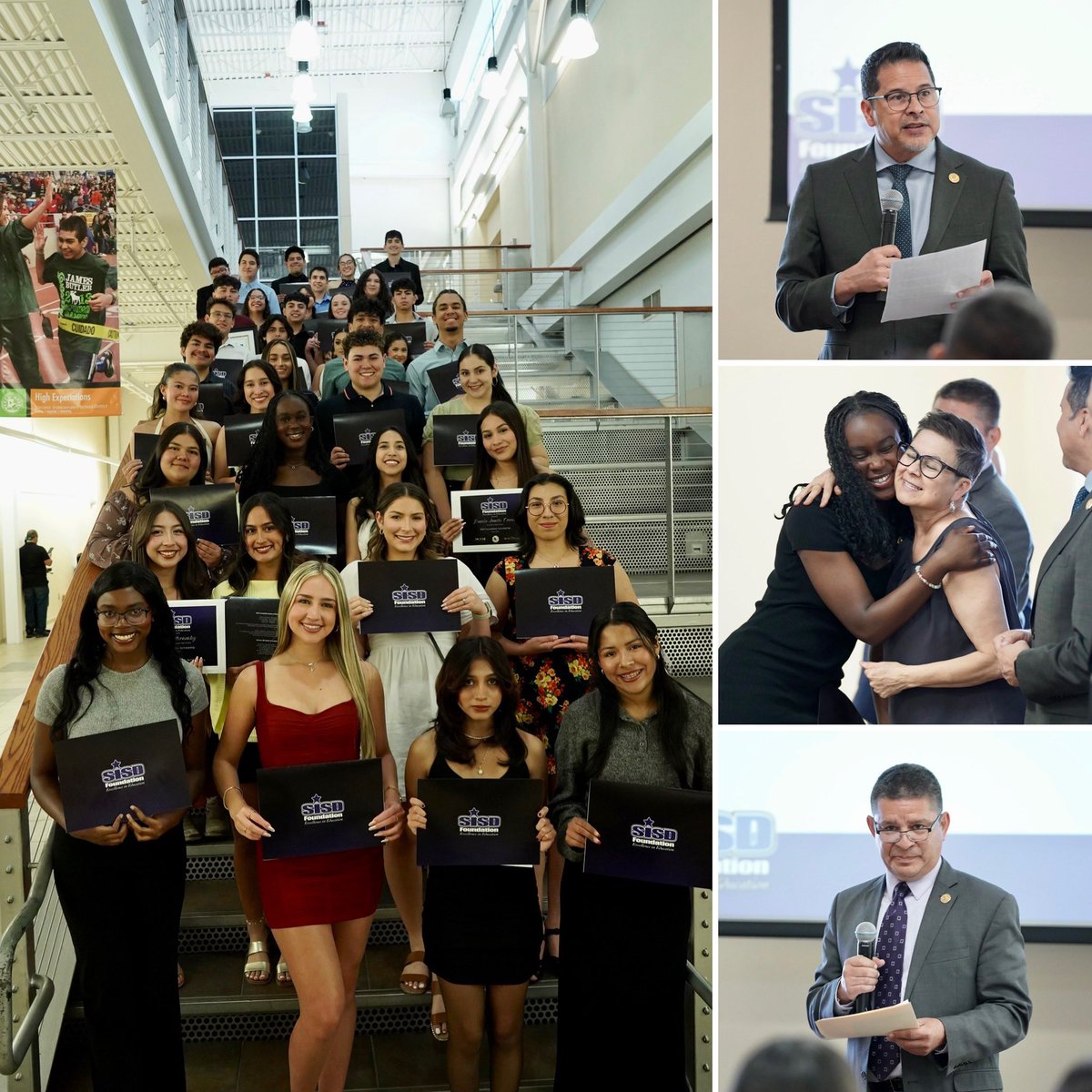 The Socorro ISD Foundation - Excellence in Education awarded scholarships to forty-two #TeamSISD high school seniors. The SISD Foundation provides thousands of dollars each year to help high school students continue their education in colleges/universities of their choice and