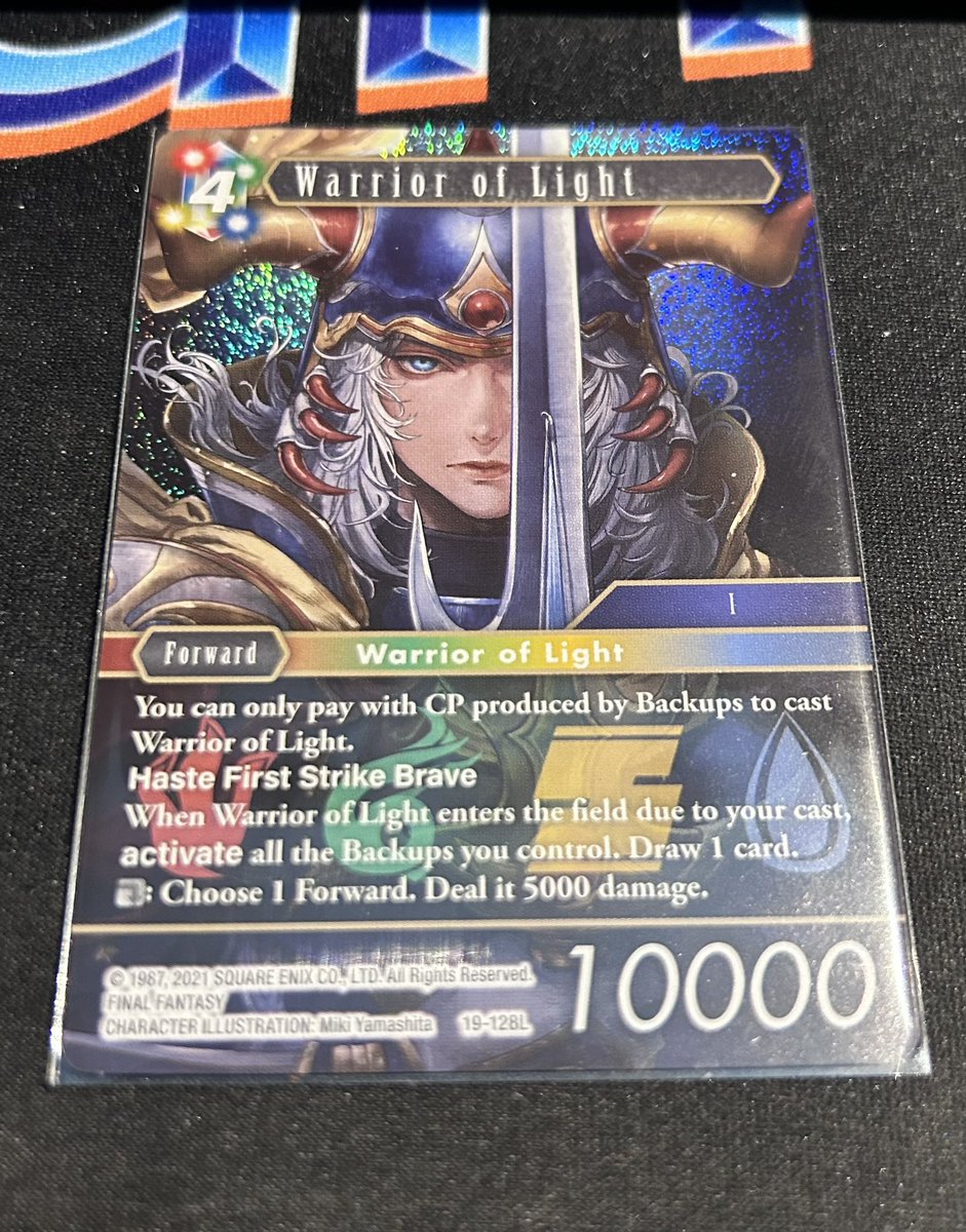 ayymartTTV's tweet photo. Pack therapy paying off tonight at FFTCG locals. What a pretty card 🤩 https://t.co/UmmJscKxC6