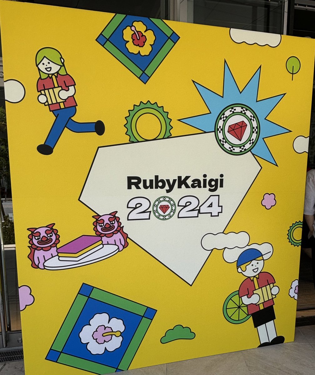 現地参加はじめて #rubykaigi