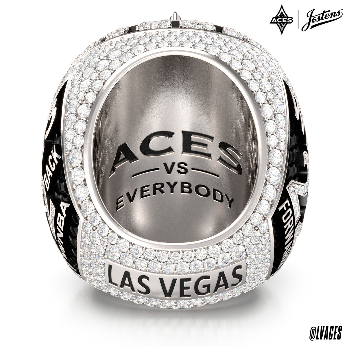 💍 Presenting the Las Vegas Aces 2023 Championship Ring 💍

The Official 2023 Ring Partner of the Las Vegas Aces @jostens.

#ALLINLV