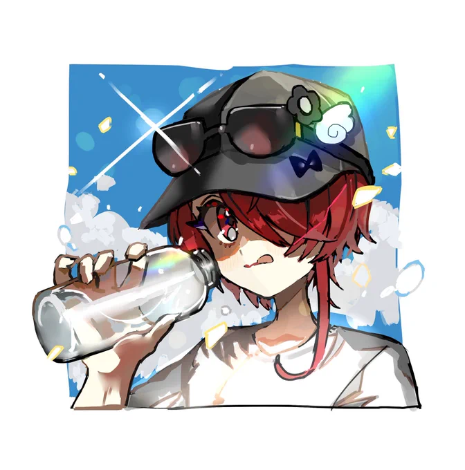 #水分補給の日 みんなお水飲んどる?#uguart