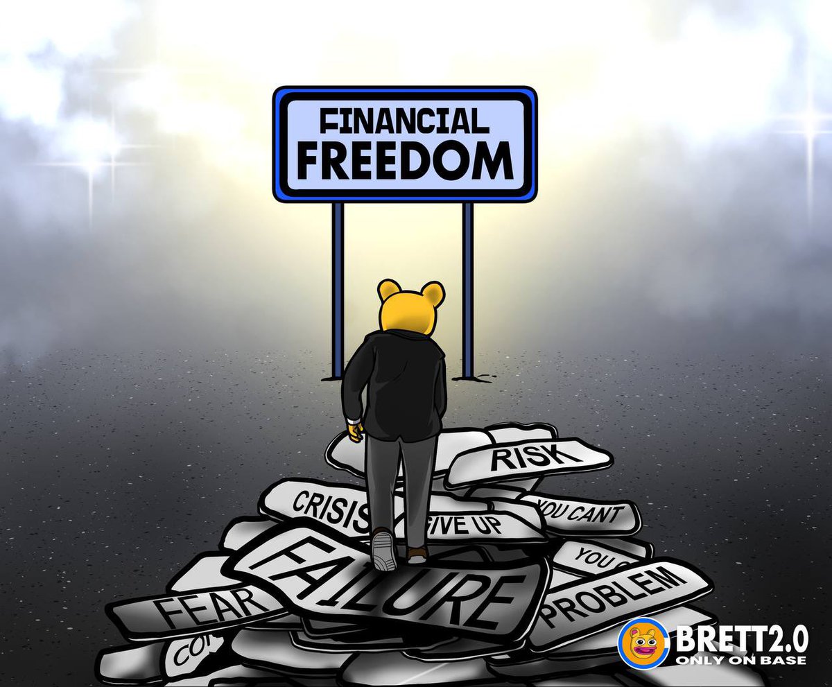 @JakeGagain Your right. #Brett2 is here to stay giving those a second chance. While walking the challenging path to the top!🟡🏆#freedom #secondchance #brett #eth #base