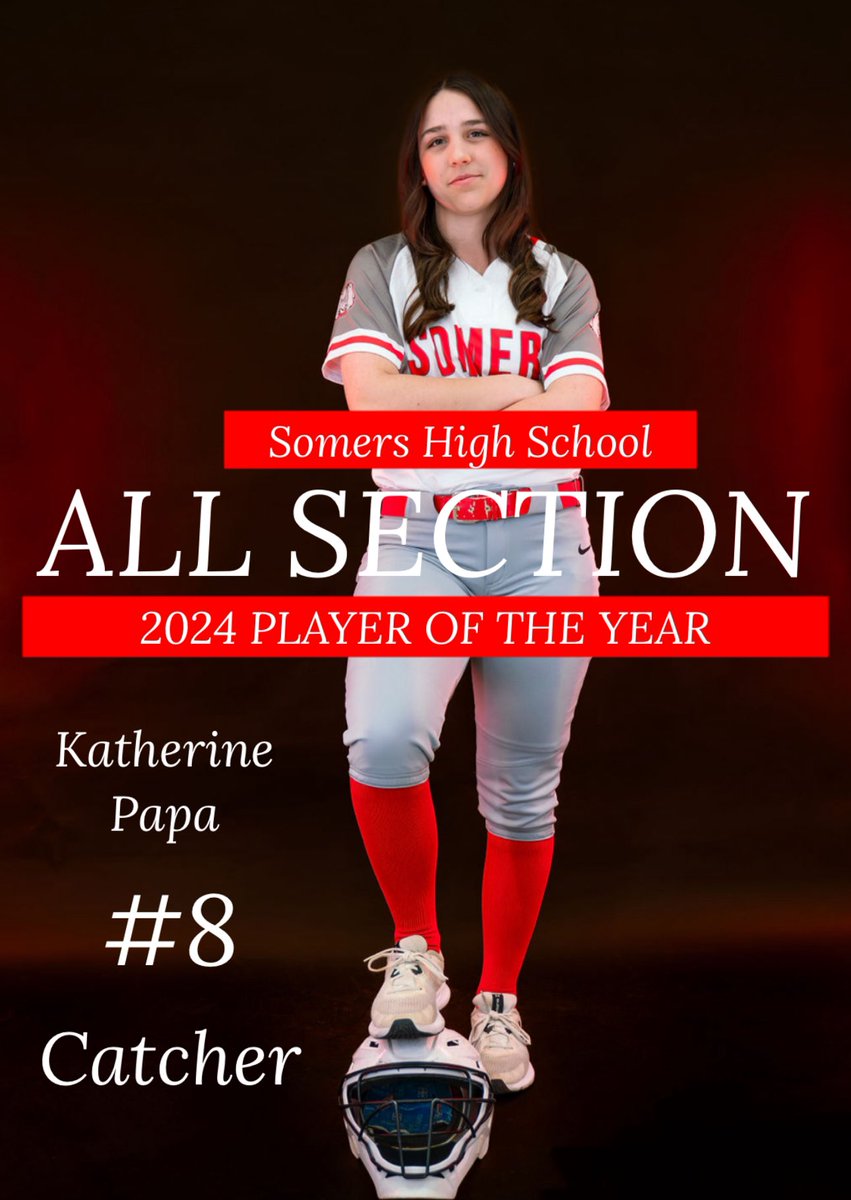 So proud to be recognized among so many talented girls in Section One!!! I have the honor of being named All Section and 2024 Player of the Year! @starsnationalfp @StarsNat16U @SomersSoftball2 @ExtraInningSB @CompleteGame @SBRRetweets @TopPreps @ImpactRetweets @LoHudSoftball