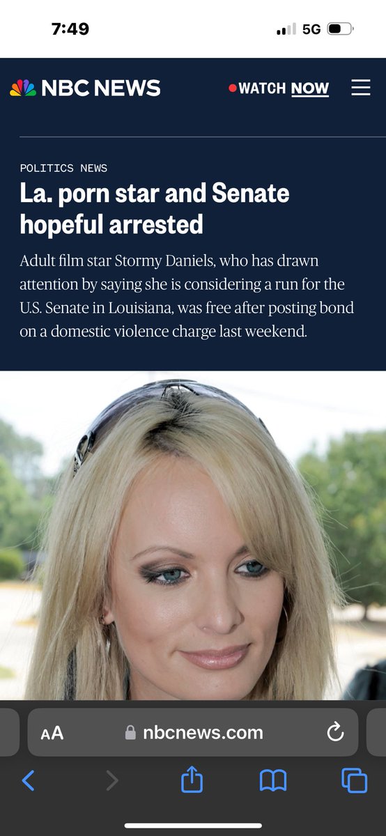 Is this the same husband she beat up for not paying the phone bill and was then arrested for domestic violence? All while she said she was running for senate? The grift is strong in this one. nbcnews.com/id/wbna32240496