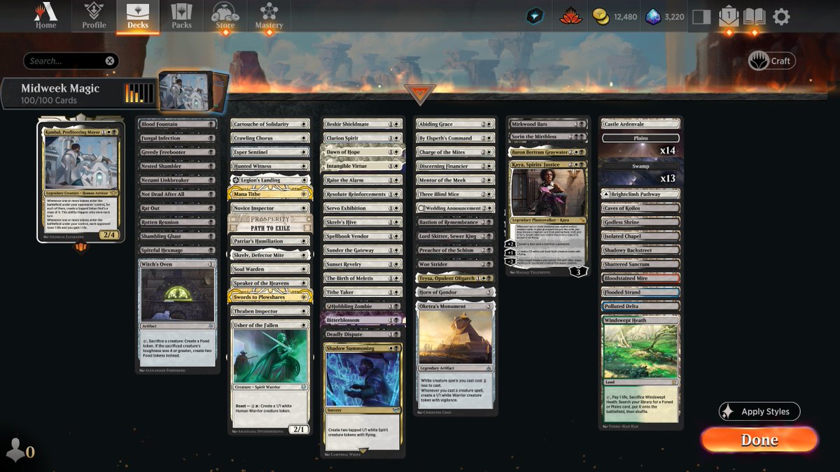 I built this for this weeks event, made me want to fine tune it. Who knew I would enjoy playing my favorite Guild.
Watch the full episode here: youtu.be/o5CooLSUyuU
You can Subscribe here for more content: youtube.com/channel/UCG49q…
#MTG #MTGArena #magicthegathering #MTGThunder