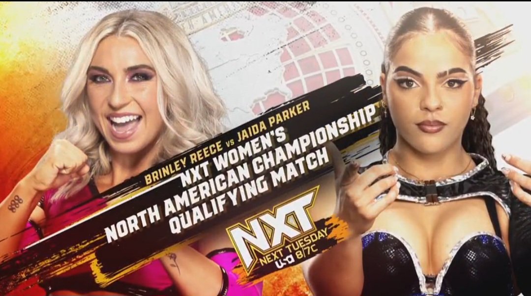 Set for NXT next week - Fallon Henley vs Thea Hail in NA Title Qualifying match - Brinley Reece vs Jaida Parker in NA Title Qualifying Match - Wes Lee vs Ivar vs Josh Briggs in #1 Contenders match for NA Title - Karmen Petrovic and Natayla vs Lola and Shayna Baszler