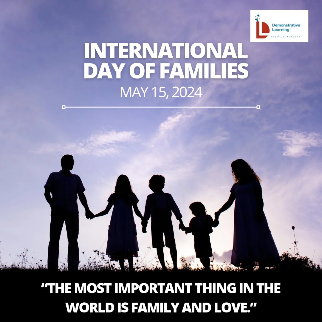 A family is the pillar of strength, 
And the most important thing in this world is family and love..
Let us cherish the beautiful bonds of our families
#InternationalDayOfFamilies 
@thekiranbedi 
@SainaRBharucha 
.
.
.
.
#familyday #love #bonds #families