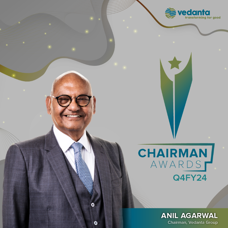 Vedanta_Group's tweet photo. Celebrating Excellence! 🏆
Join us in congratulating the winners of our #ChairmanAwards for Q4FY24. Here's to your continued success! 

#TransformingForGood #EmployeeRecognition #Awards #EmployeeEngagement #PeoplePractices