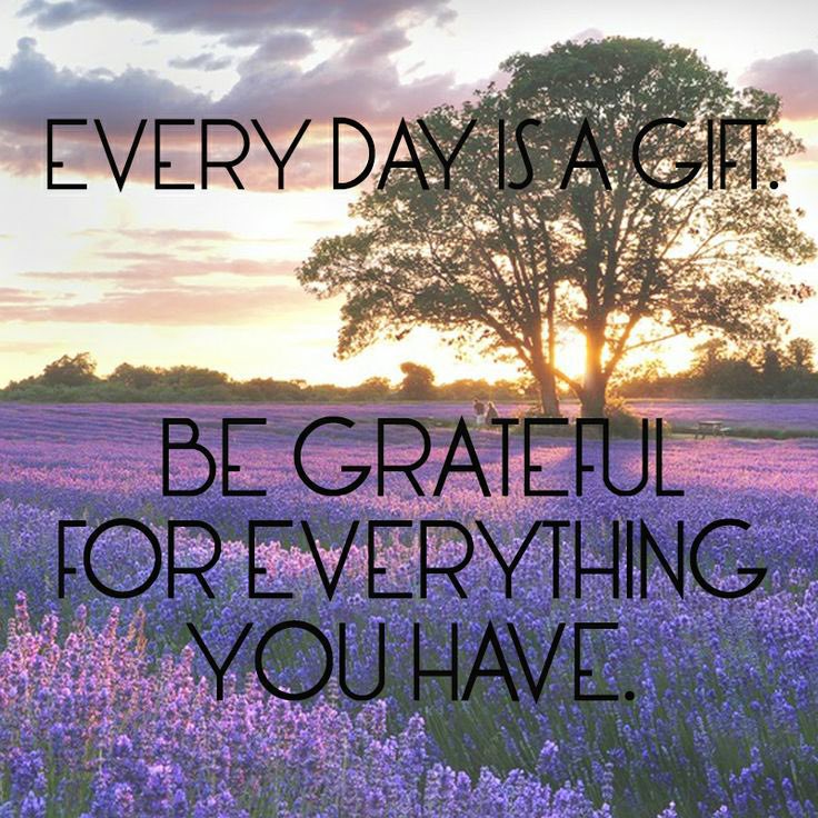 Wednesday Friendly Reminder… Every day is a gift. Be grateful for everything you have. #Gratitude 🙌💜#WednesdayWisdom #wednesdayvibes #enjoylife