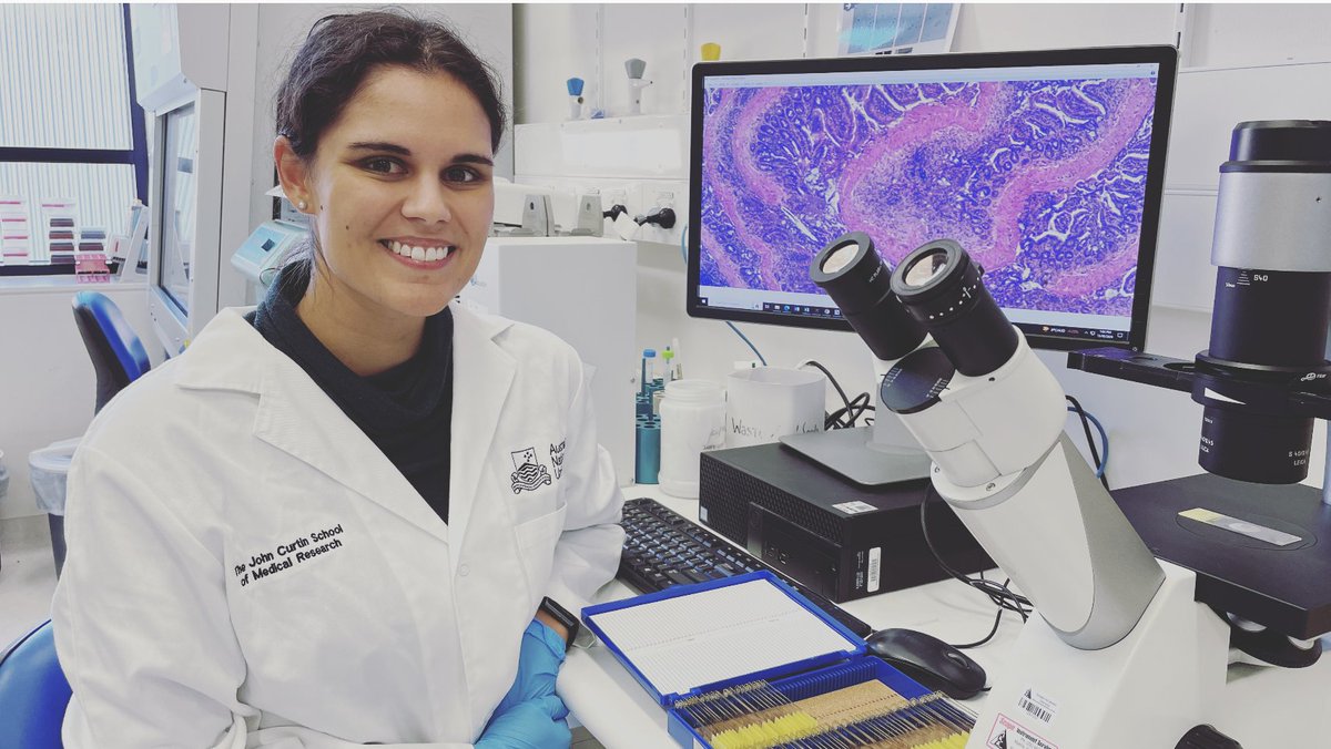 ⭐We are delighted to welcome Dr. Cynthia Turnbull @Cyn_Turnbull to our lab. Cynthia completed her PhD followed by a year of postdoc @JCSMR. She will use her expertise to solve the mysteries behind gut inflammation and cancer. We look forward to supporting her😊🔬#womeninscience