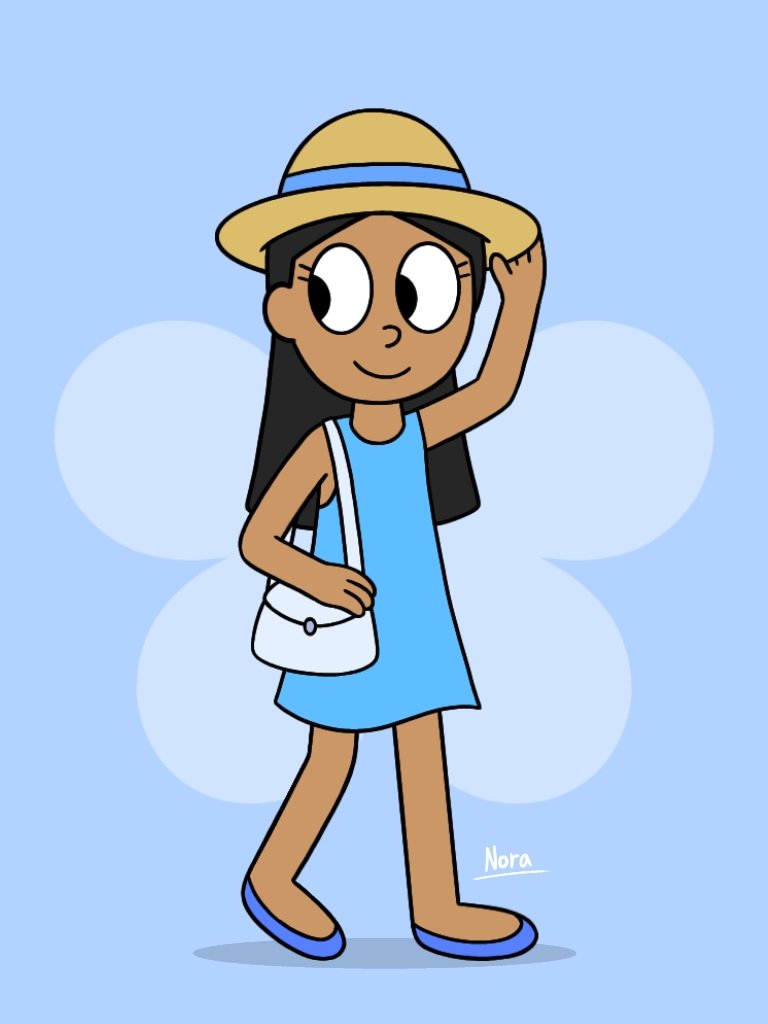 Here's Caryl in her summer dress and a straw hat. 👒👗
Well, I know it's her birthday today so I made this as a gift. And it would be nice if you wish her one. 😊🎂🎈
#birthday #birthdaygift #gift #oc #ocs #drawing #drawings #art #myart #artistontwitter