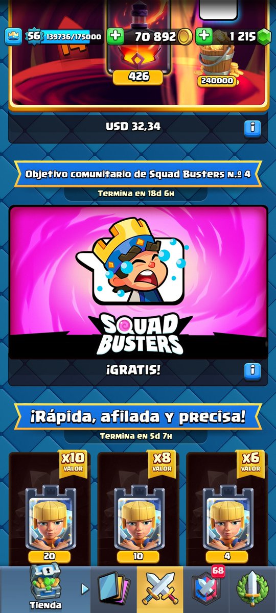 El juego es malisimo y lo van a borrar pero los cosmeticos gratis estan god 🤓☝️

#Supercell #SquadBusters #BrawlStars #ClashOfClans