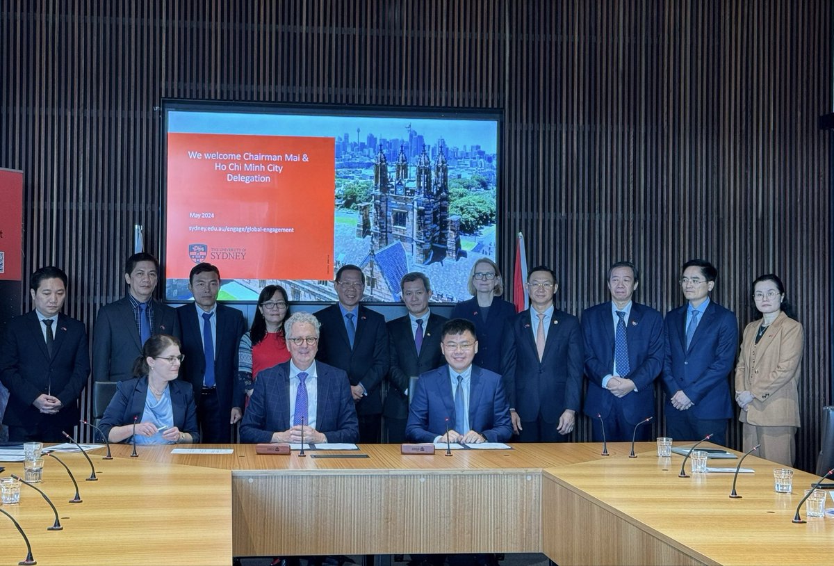Joining forces to tackle global decarbonization through collaborative solutions between @Sydney_Uni Sydney NetZero Institute Ho Chi Minh city Institute of Social Development @SydVietInst @AÁuCGHCMC @foxsimile @NgocYen22233991