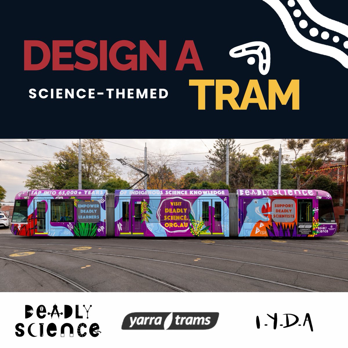 Don't forget there's still time to enter our 'design a science-themed tram' competition where you can win one of three prize packs valued up to $500! ow.ly/Z4a450RGC6N Check out our website to find out more about this exciting partnership: ow.ly/oCNP50RGC6L