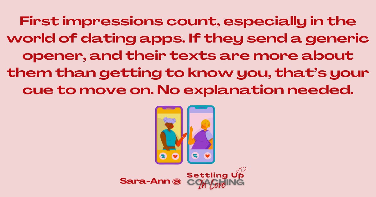What's an opening move on an app that made a great first impression on you? Share in the comments!
#DatingAdvice #RedFlags #FirstImpressions #DatingApps #SwipeLeft #Conversationskills #DatingTips #Datingcoach #Findlove