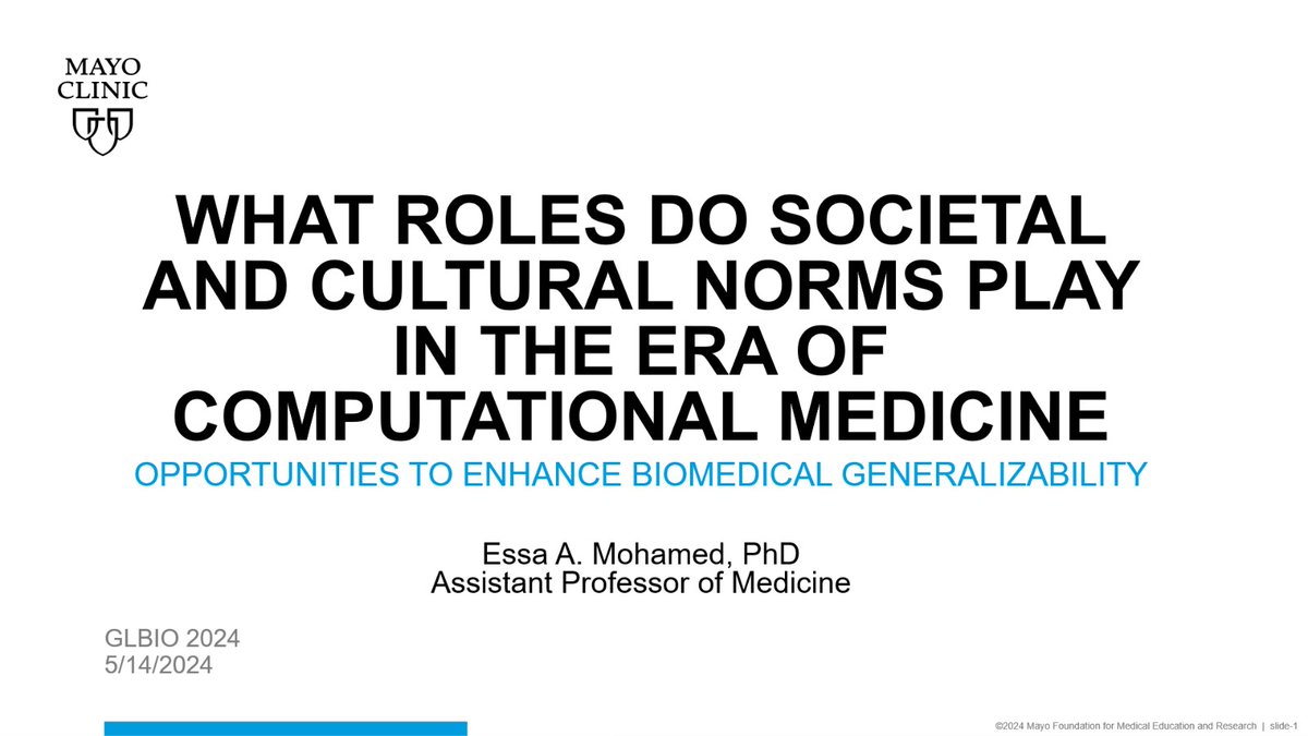 It was an honor to have been invited to talk at the 16th #GLBIO powered by @iscb! 🔥 

Let's explore the incorporation of #YourOriginStory into #ComputationalBiology theorems 
to enhance #HealthOutcomes. 

#MedTwitter #AI

@HugoBothaMD @jasonhipp @joaquingarciamd @rondell_graham