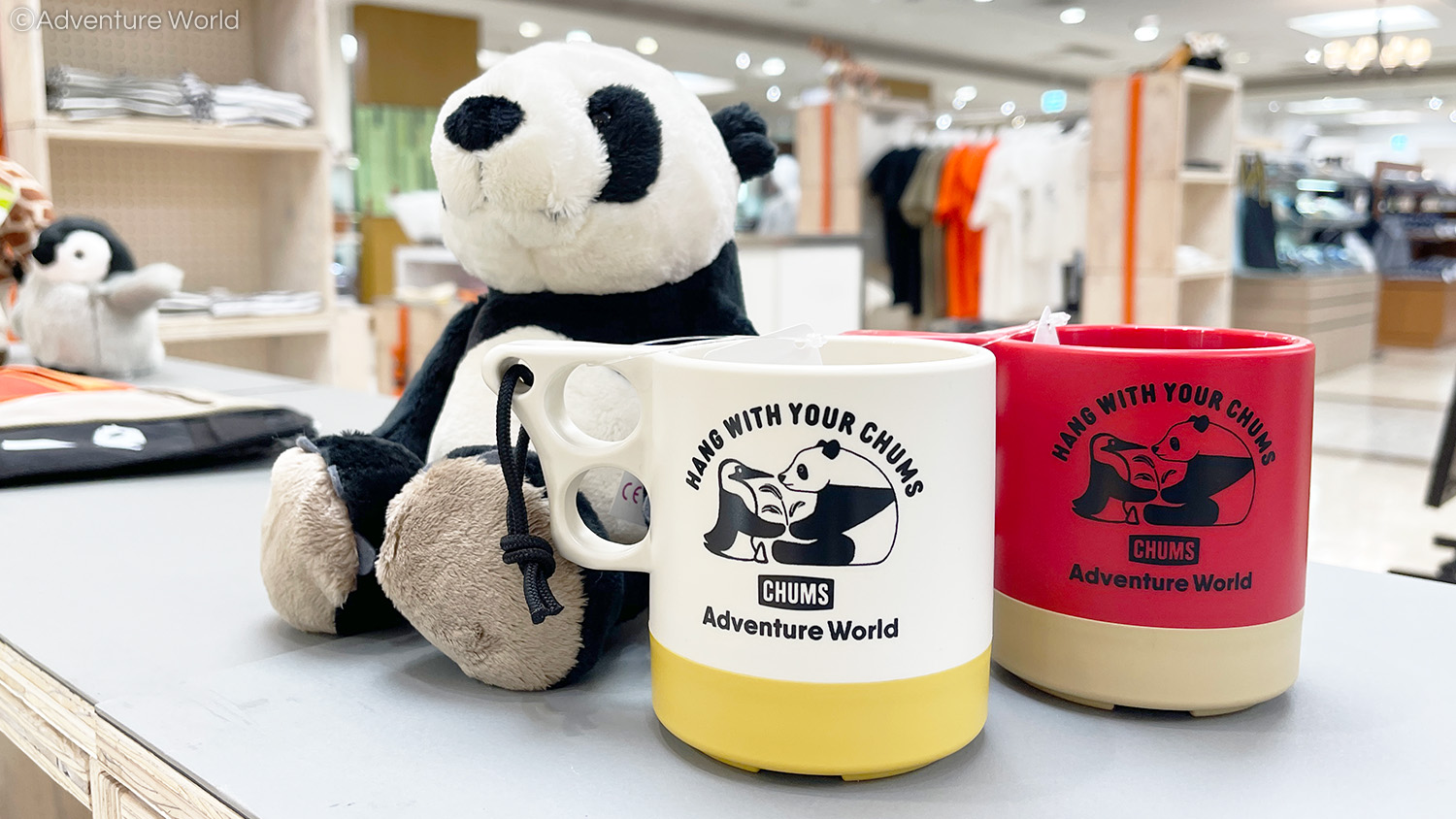 アドベンチャーワールド チャムス CHUMS コラボバッグ パンダ アドベンチャーワールド CHUMS コラボバッグ 限定 バナナバッグ