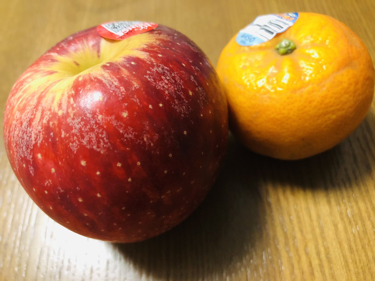 始めて食べる品種
🍊 #マーコット
🍎 #プリンスりんご