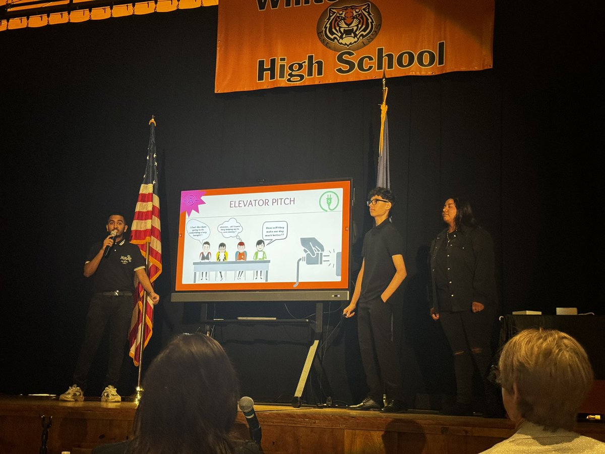 WPTigerPride's tweet photo. #WPProud of our @wphsincubator Tigers! Pitch Night was a huge success! Our future is bright with these innovative and talented students! https://t.co/2K3cIt590K
