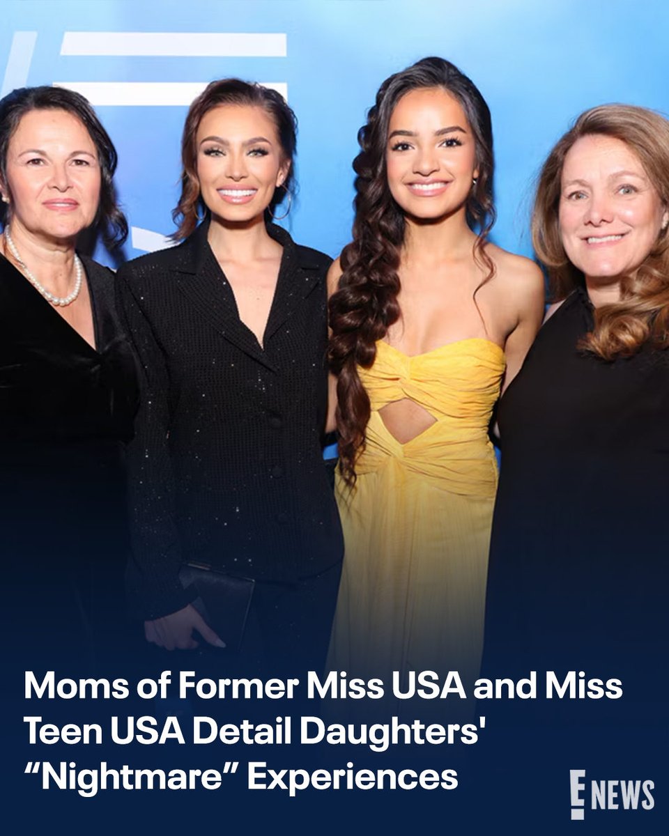 🔗: enews.visitlink.me/GgOCTT
The moms of former #MissUSA and #MissTeenUSA are speaking up for their daughters. They share their experience at the link. (📷: Getty)