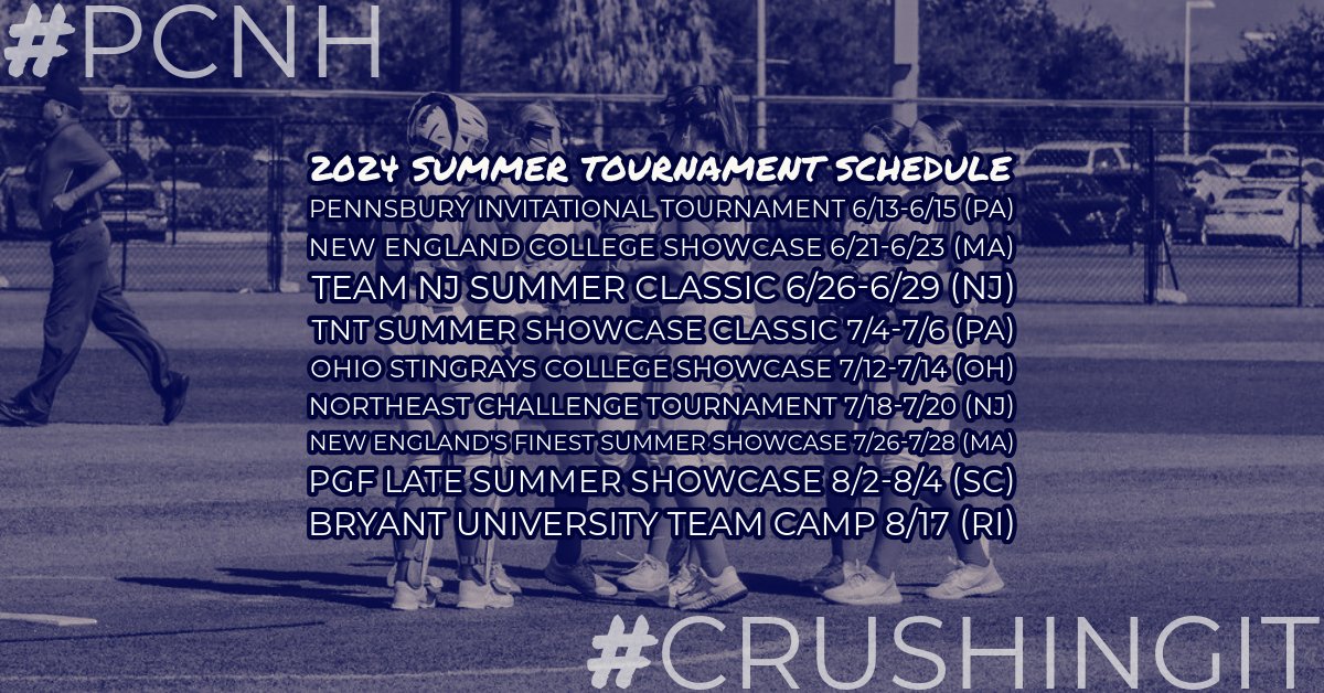Officially less than ☝️ month until we kick off Summer 2024 at the Pennsbury Invitational Tournament and we're ready for one hell of a ride.

#PCNH x #CrushingIt