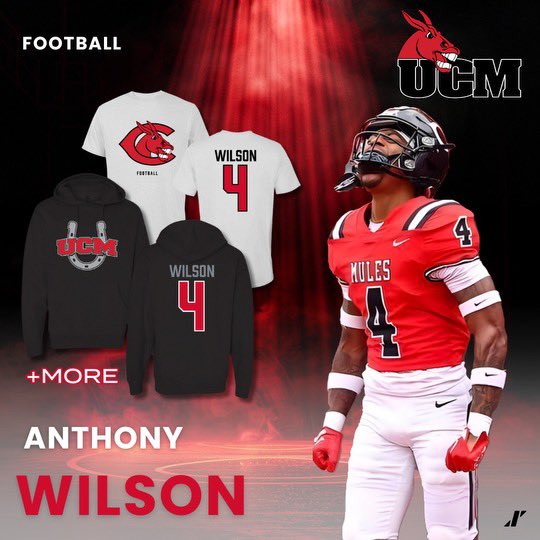 Get your gear for the upcoming season‼️ #AnthonyTheGremlin👹#Grem #4Wilson #UCM #GoMules 🫏 

influxermerch.com/athletes/antho…