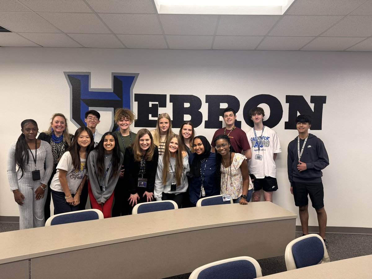 I enjoyed getting to speak to @hebron9th student leaders! Looking forward to their leadership as they move forward to @Hebron_HS @LewisvilleISD mission in action - engaging and inspiring learners and leaders #BetheOne #OneLISD #RappontheRoad