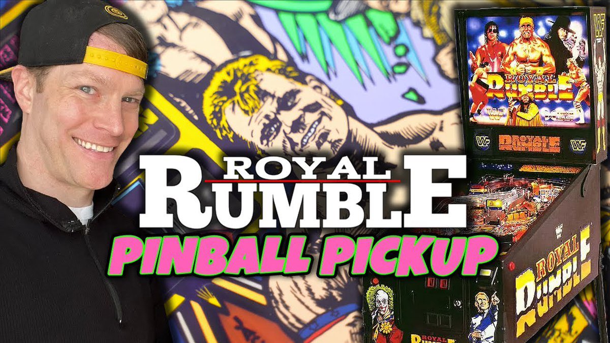 Let’s get ready to rumble!!! New video showing off one of my newest pinball pickups. youtu.be/XqCEqsO_V3U #wrestling #pinball #arcade