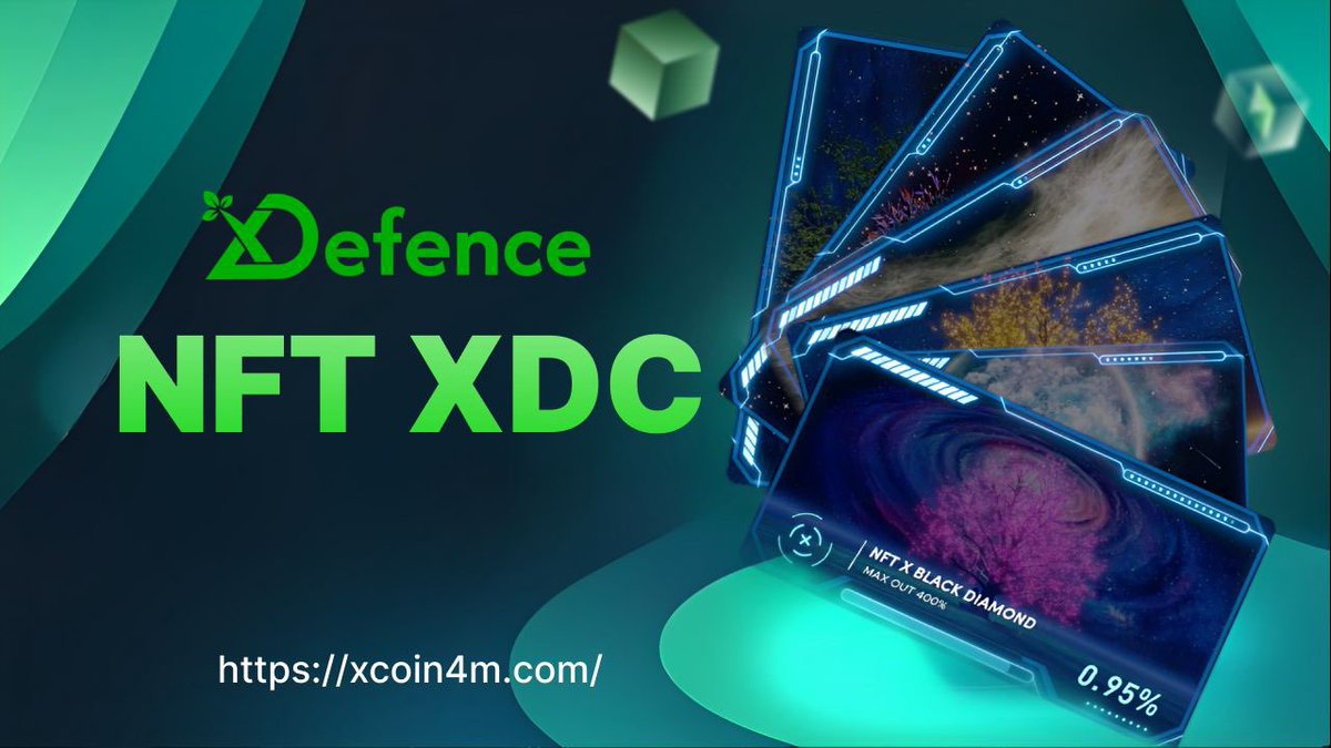 🚀 XCOIN4M Community Update: Unlocking XCO with XDC NFTs!

🔹 XDC NFT Tiers:
- NFT X STANDARD
- NFT X BRONZE
- NFT X SILVER
- NFT X GOLD
- NFT X TITANIUM
- NFT X PLATINUM
- NFT X DIAMOND
- NFT X BLACK DIAMOND
- NFT X CROWN DIAMOND