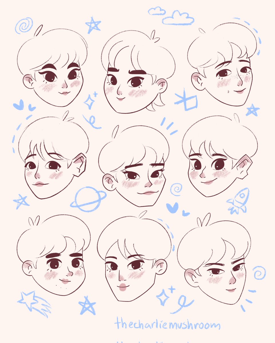 all exo together! 🩵

#exo #exofanart