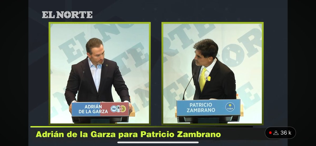 Pregunta de #AdrianDeLaGarza a #PatoZambrano 

Oye, Patricio, háblate al chile, si te cenaste a la Tigresa? 
#EncuentroElNorte
#Mty