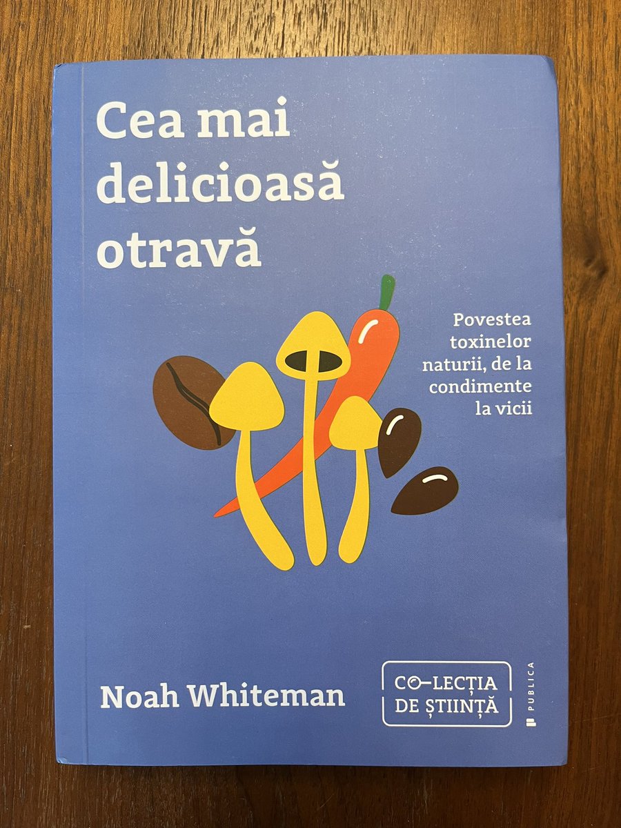 The Romanian translation of my book Most Delicious Poison “Cea mai delicioasa otrava” is out, with a snappy cover. #mostdeliciouspoison