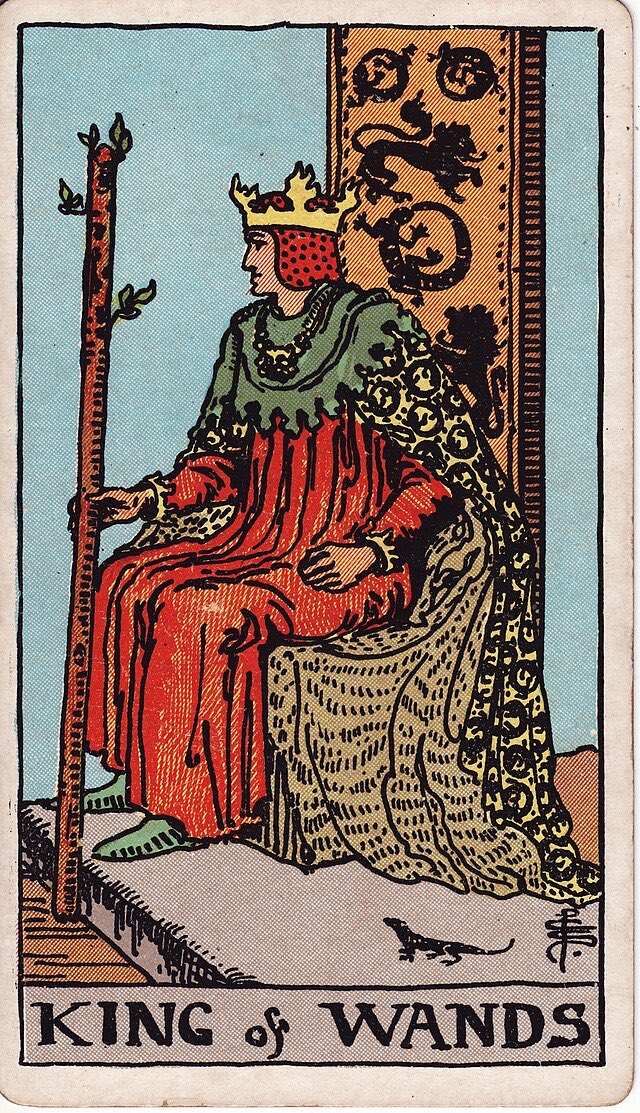 COTD: King of Wands

Today, the KoW reminds us to embrace our inner strength and step into leadership roles. This card encourages us to take charge of our circumstances with confidence. It is a reminder that we possess the power within us to accomplish great things.

#tarot