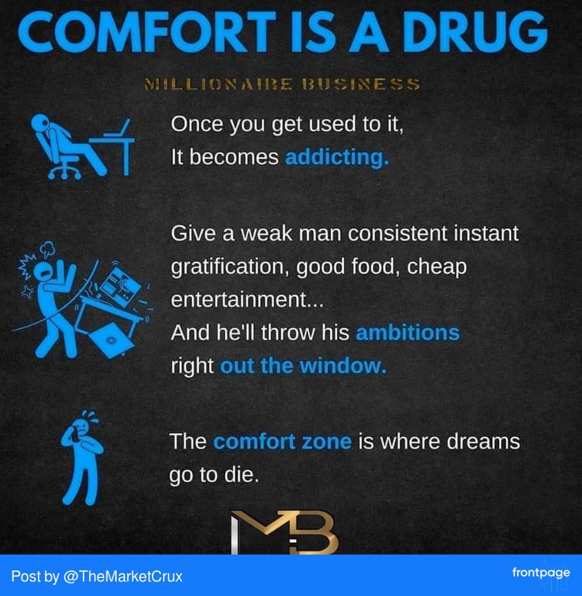 Check if you are too comfortable, sure you must be missing the growth!
 #frontpage_app