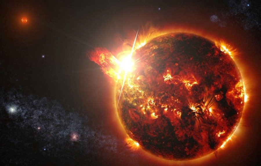 “Llamarada solar”

Porque la NASA advirtió que una gran llamarada de categoría X8.7 se desprendió del Sol, en la que sería una de las más grandes registradas en el ciclo solar.