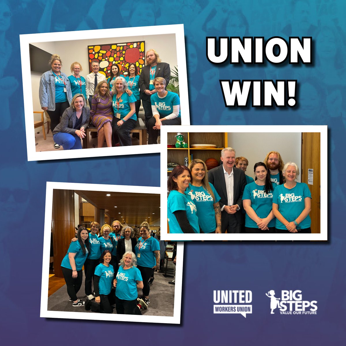 Union win - UWU early education members have been heard! 👏

Labor commits to funding a wage increase for early childhood educators through the new multi-employer agreement! 

#budget24 #auspol #ausunions