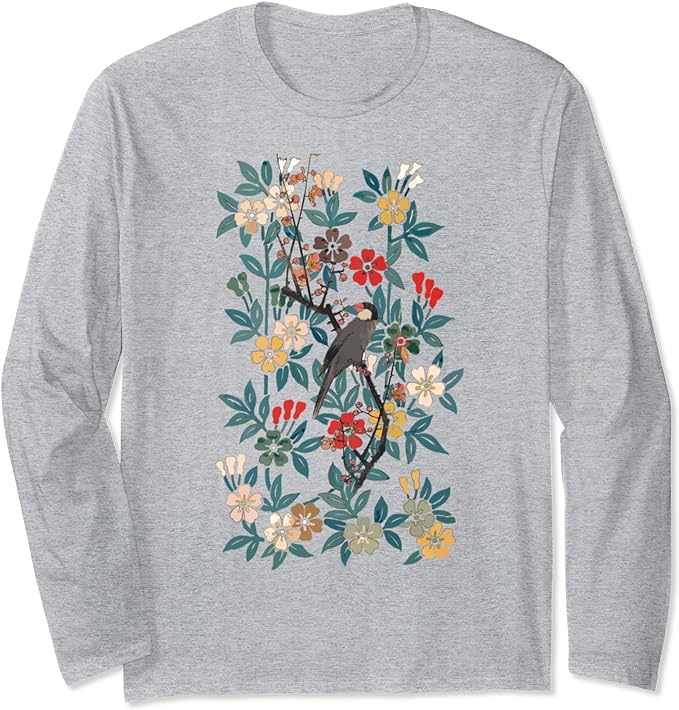Java Sparrow Flowers Long Sleeve T-Shirt
amazon.com/dp/B0CQTGX8CC?…
#Japan #design #print #printing #originaldesign #originalprint #javasparrows #sparrow #bird #birds #flower #flowers #ukiyoe #longsleevetshirt #longsleeve #tshirts #tshirtprinting #shirts #fashion #t-shirt #tshirt