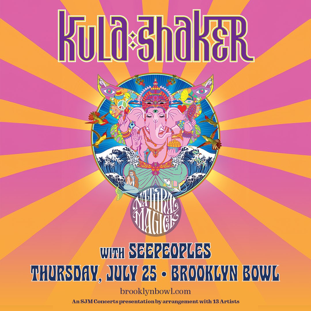 Tickets are on sale now for JULY 25th when we open for @kulashaker at @brooklynbowl ❤️‍🔥 - get tix now at : brooklynbowl.com/brooklyn/event… Don’t miss this #brooklyn #nyc ‼️