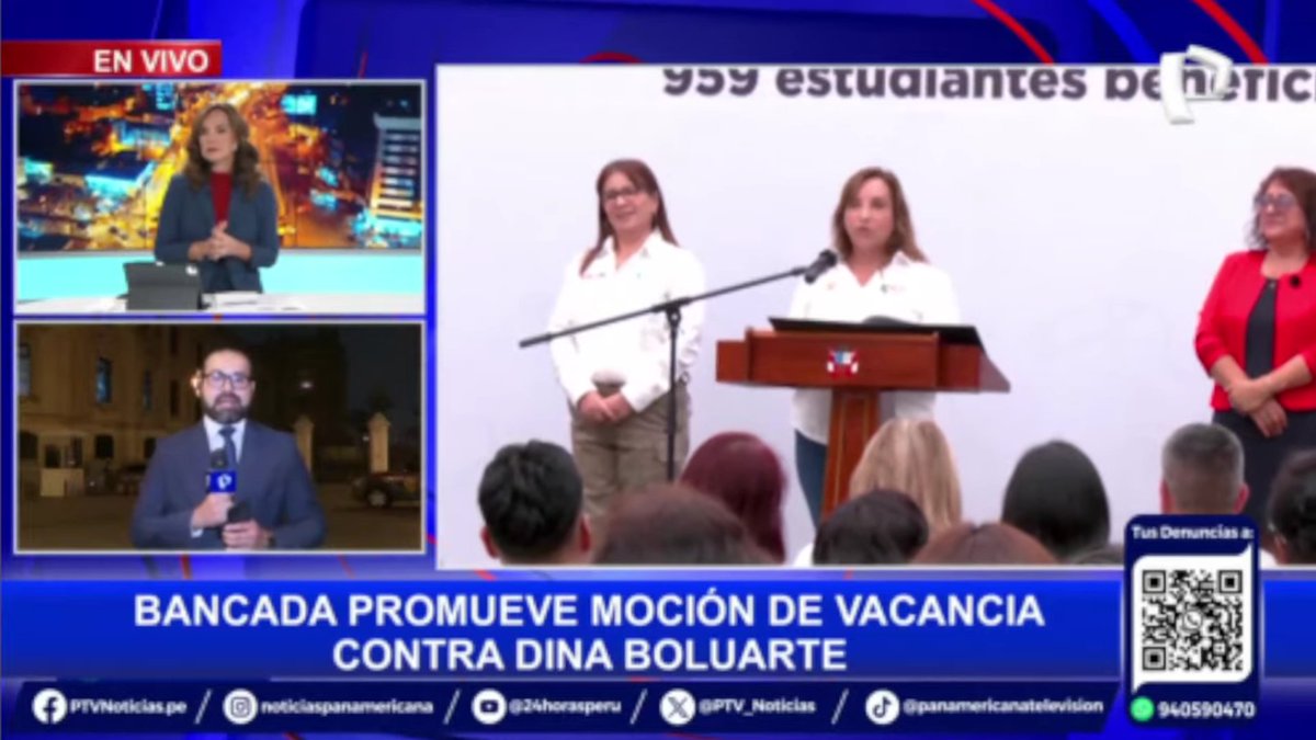 🔴 #EnVivo #24Horas | Bancada promueve moción de vacancia contra Dina Boluarte

#PanamericanaTelevisión #PanamericanaNoticias #24Horas | Más detalles en ► ptv.pe/vivo