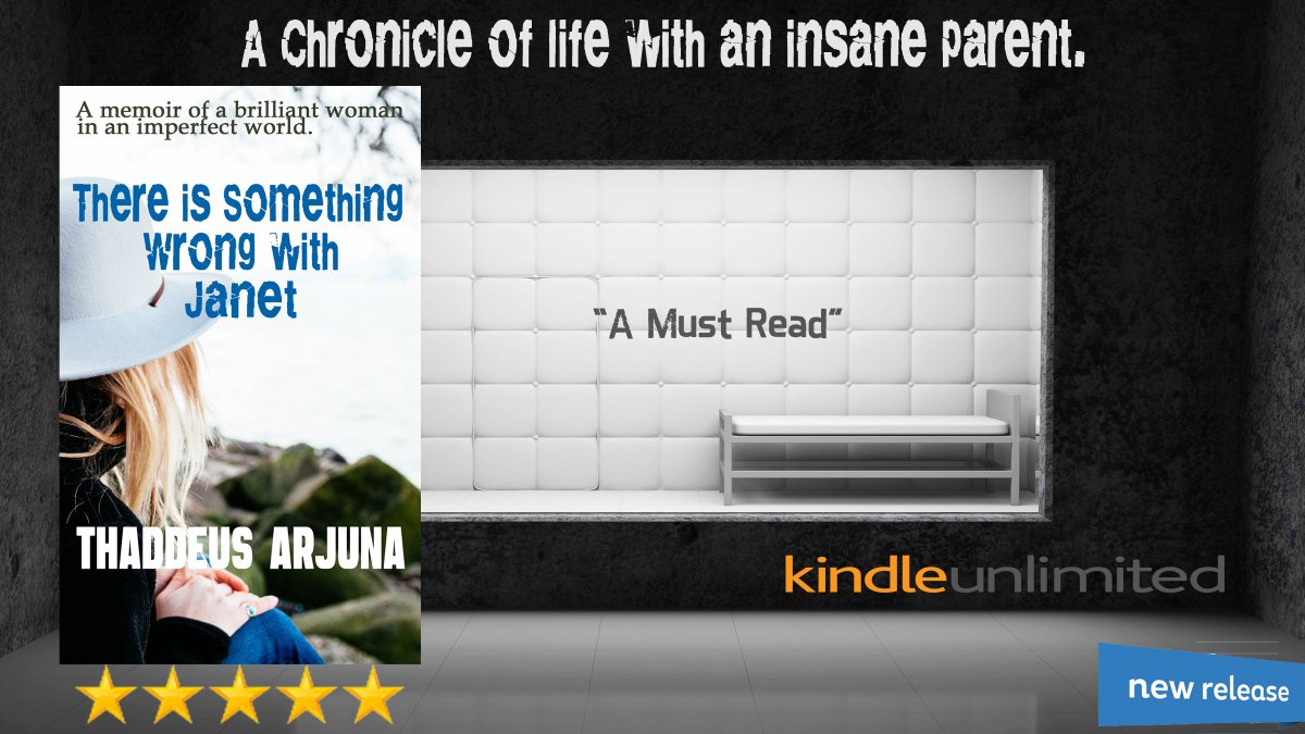 #RT @ThaddeusArjuna
A Chronicle of Life with an Insane Parent
“FASCINATING SHORT READ”

#Free with #KindleUnlimited

amazon.com/Something-Wron…

 #NewRelease
#Memoir
#Biography
#MentalIllness
#Parenting
#ShortReads
#TBR
#Relationships
#TrueStory