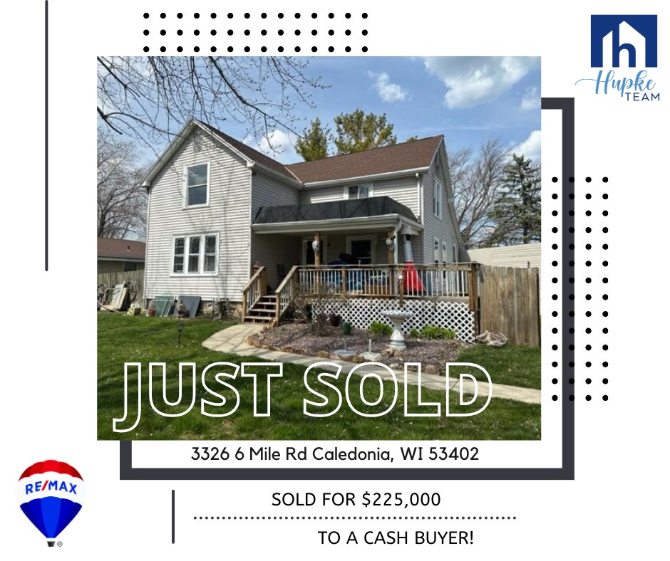 Congrats to our seller, 'Cowboy,' on the sale of his #home in #Caledonia! 🤠 He accepted a full price cash offer after only 2 days on the market 🏠

#hupketeam #remax #remaxservicefirstlakecountry #house #sold #closing #closingday #realtor #realestate #sellingwaukesha