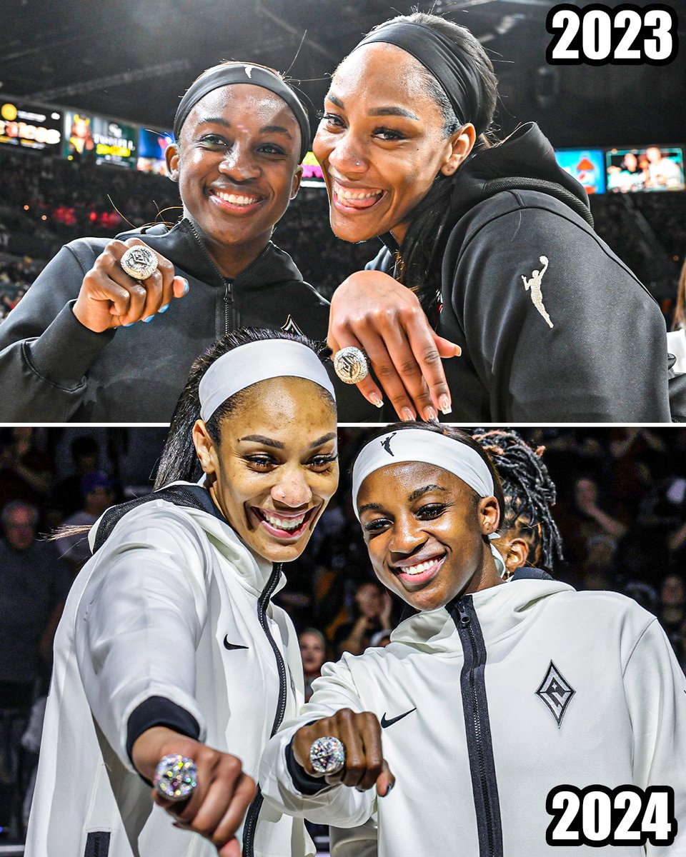Another year, another ring ceremony 💍♠️ <a href="/LVAces/">Las Vegas Aces</a>